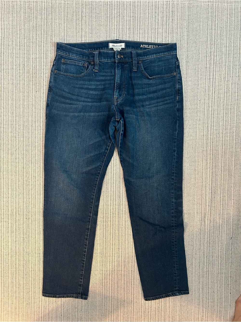 Madewell Dark Blue Straight Jeans